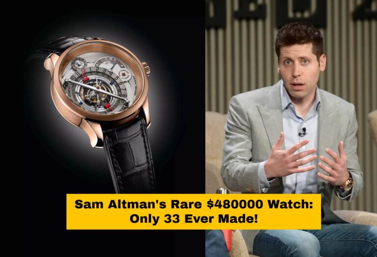 Sam Altman's Rare $480000 Watch: Only 33 Ever Made!